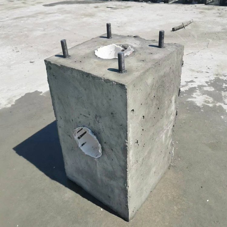 佛山混凝土路燈底座、監(jiān)控桿底盤 非標預制件定制